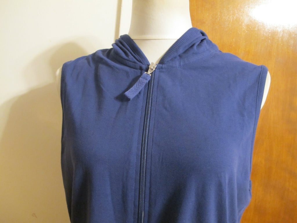Stan Herman women's navy cotton dress Large
