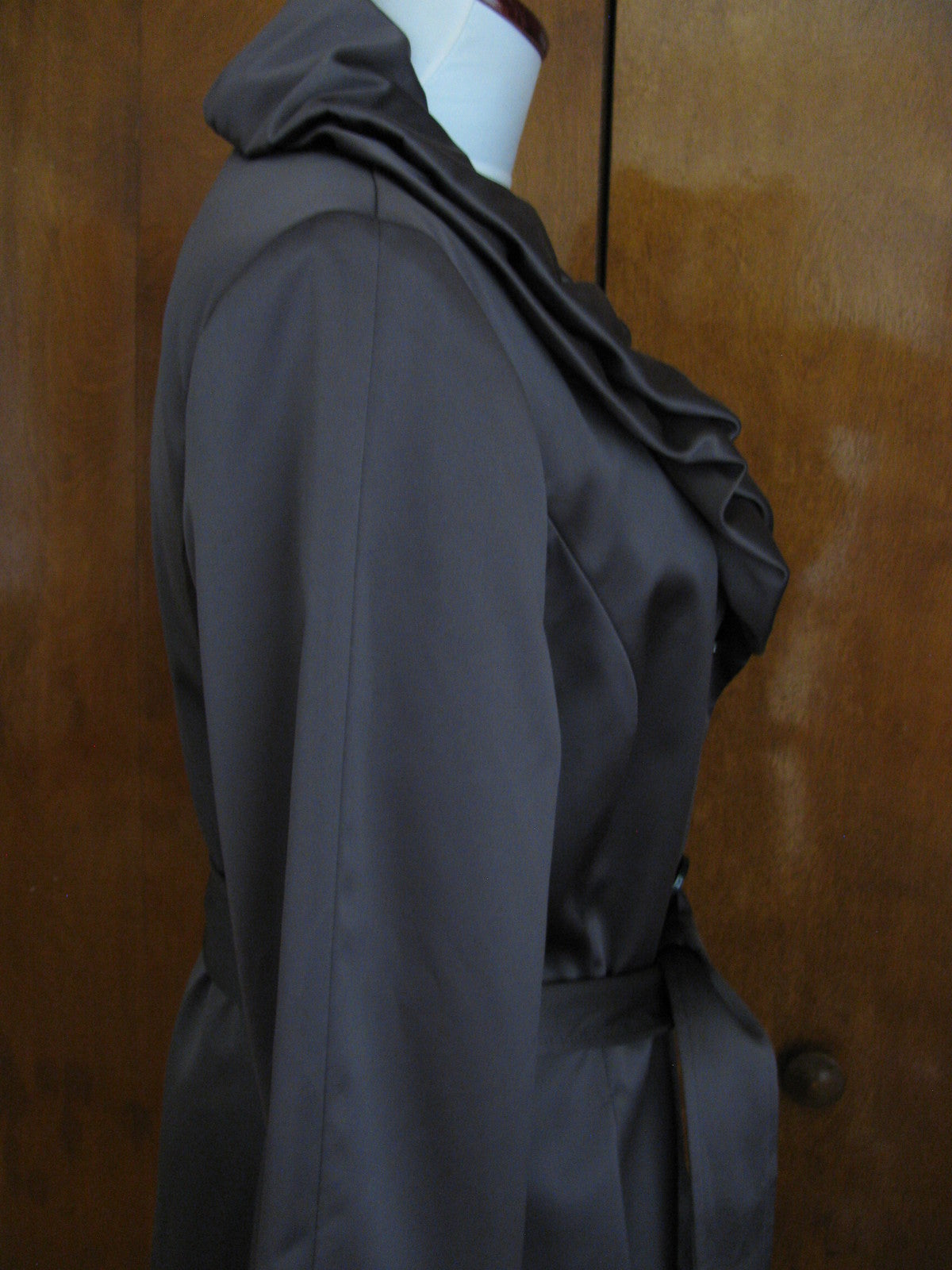 Tahari women's concrete stylish lined coat size large 