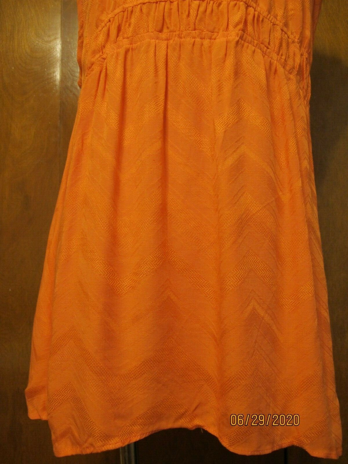 Anthropologie Maeve  Women's Coral Rayon Top 