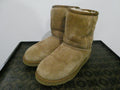 UGG Women's Brown Cuff Short Sheepskin Boots Size W7 preowned