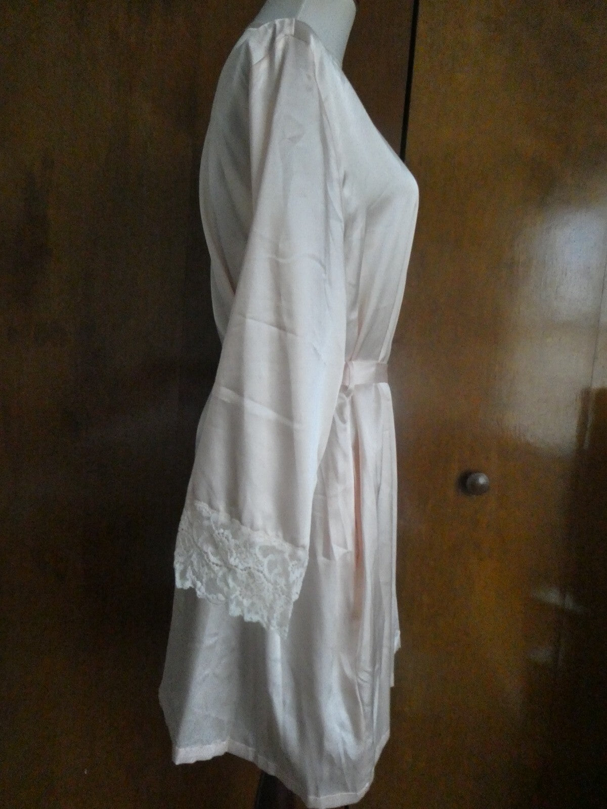Jones New York women's peaslk wrap bath robe spa size L/XL fits size large $58