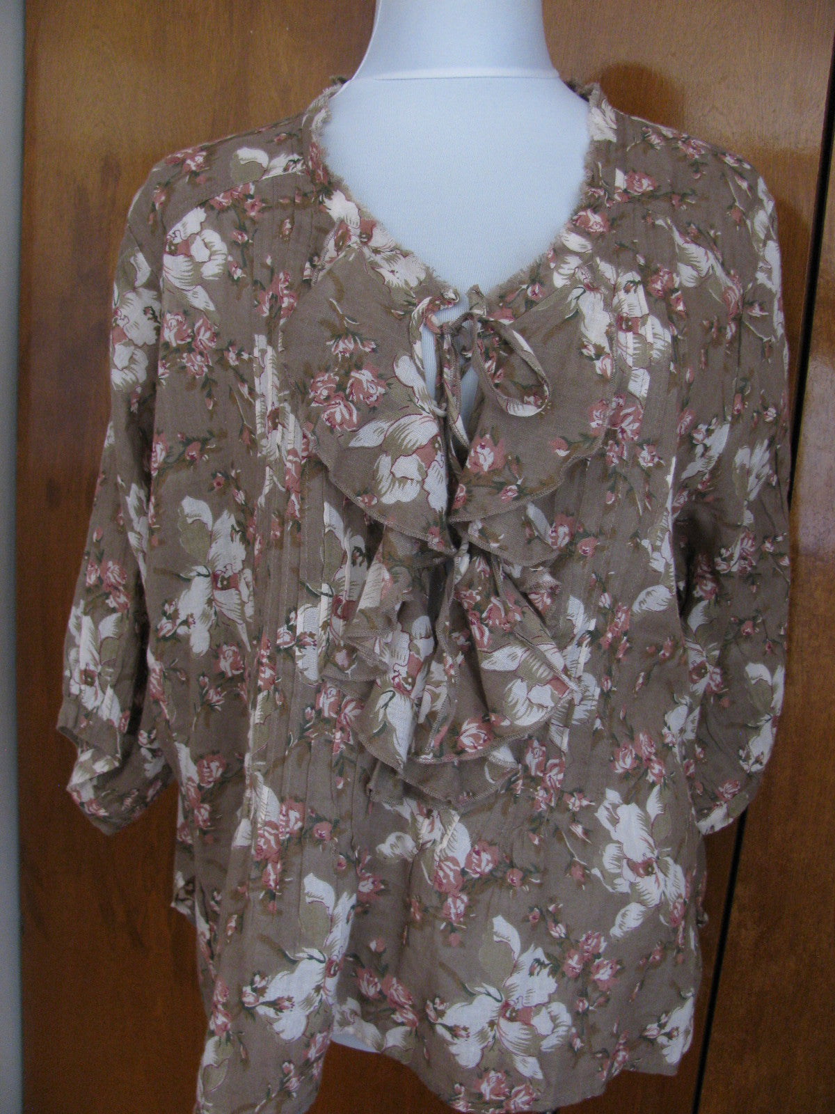 Denim & Supply women's beige multi color top XS