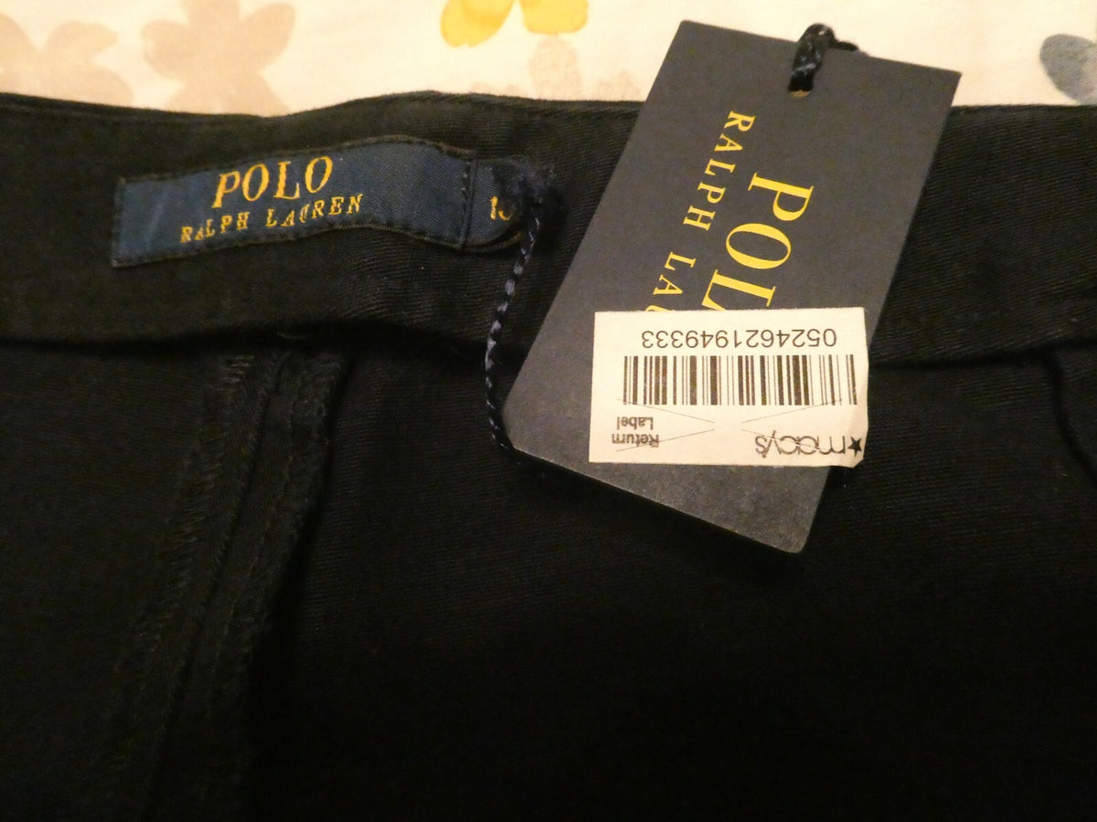 POLO Ralph Lauren Women’s Navy Straight Leg Mid-Rise Pants size 10