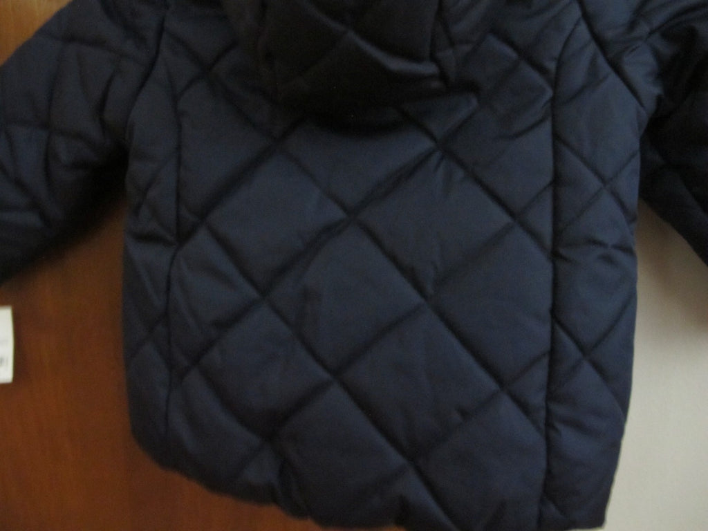 OshKosh Blue Navy Girls With Pink Zipper Jacket Coat Size 18M New