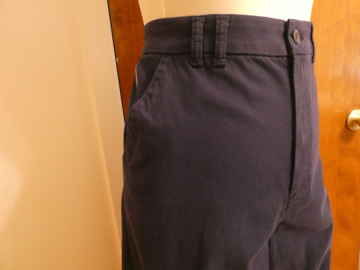 U.S. Polo Assn. Women's Wide Leg Chino Pants Navy High Rise Size 16R (fit 14R)
