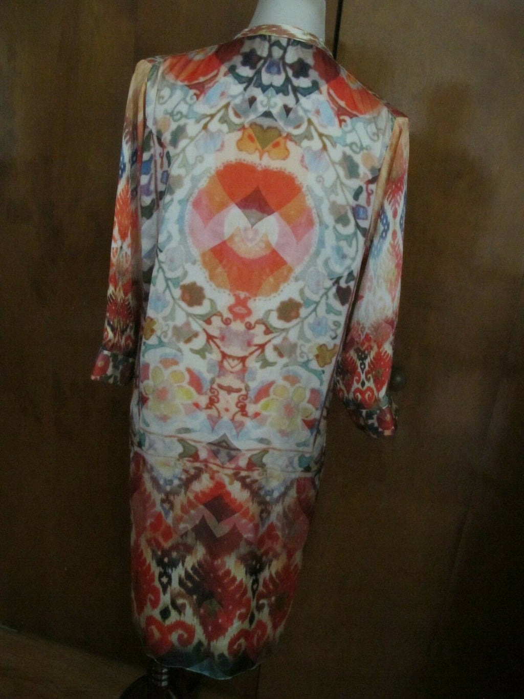 Lime Light Women’s Multicolor Tunic Top Or Swim Cover Medium