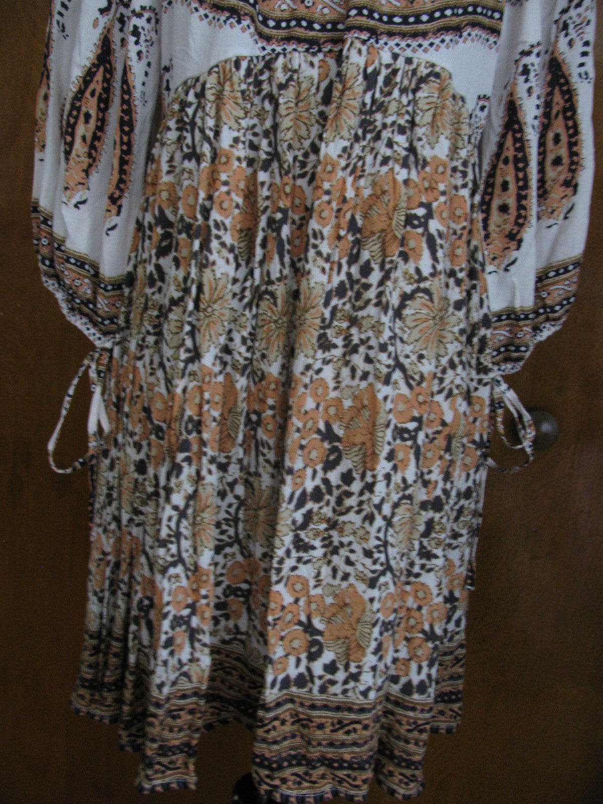 Free People women’s soft rayon ivory combo mini New dress 