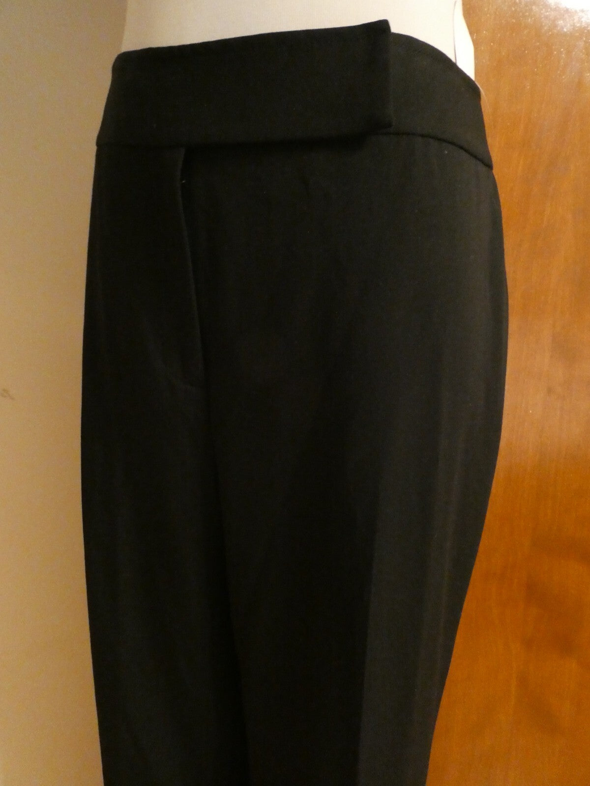 Tahari Arthur S. Levine women's g black full lined dress pants wide leg size 14