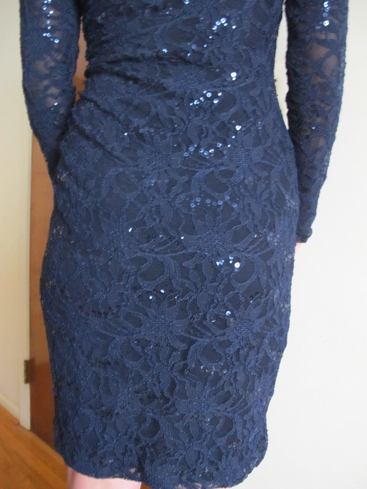 Ralph Lauren women's dark blue evening dress 