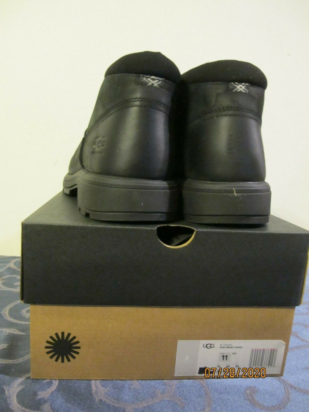 Ugg Australia Biltmore Chukka Men's Black Waterproof Boots US 10, 11, 12, 13