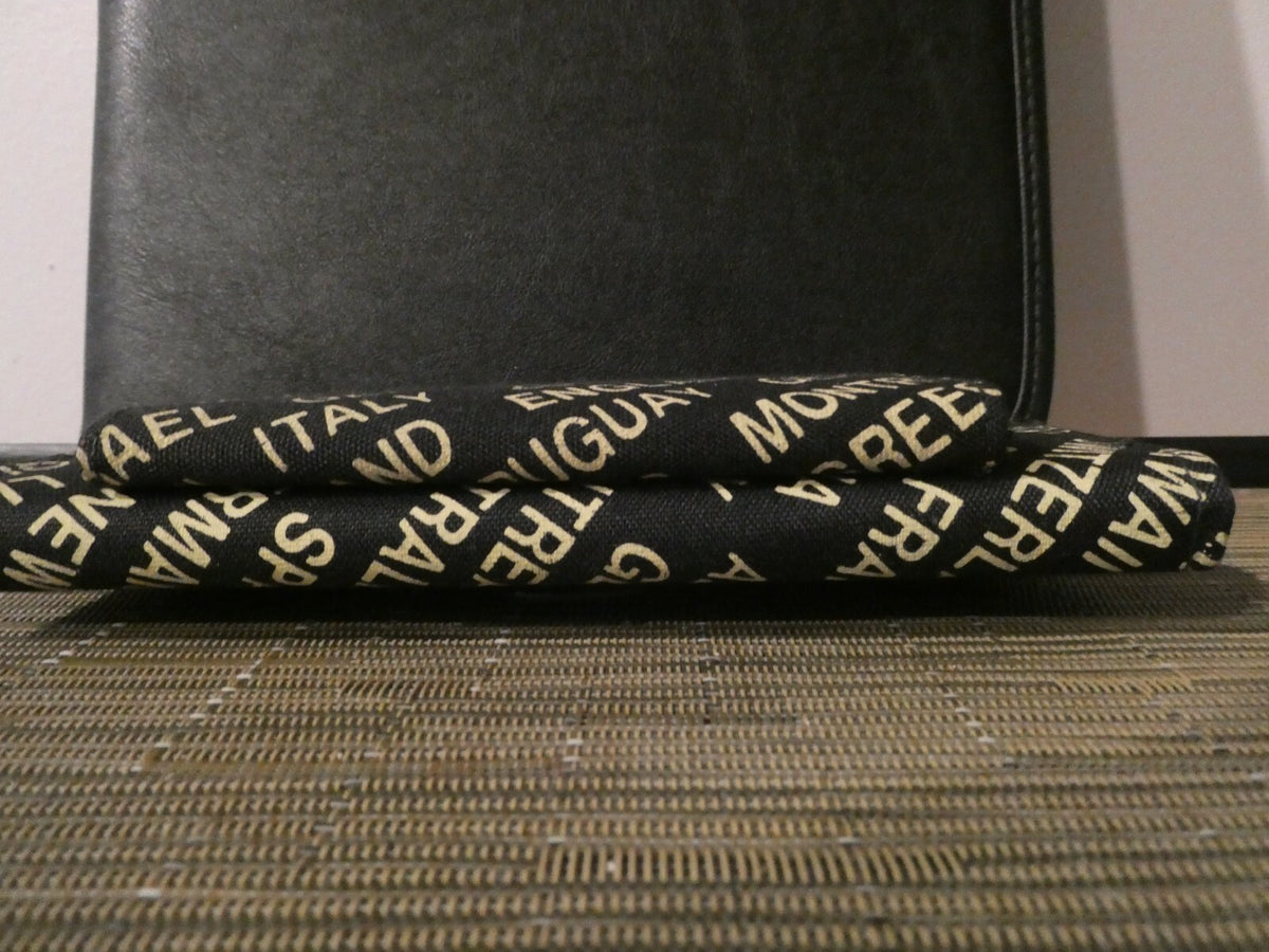 Wallet Yellow/Black Women's Wide 7” X Tall 4” Taiwan