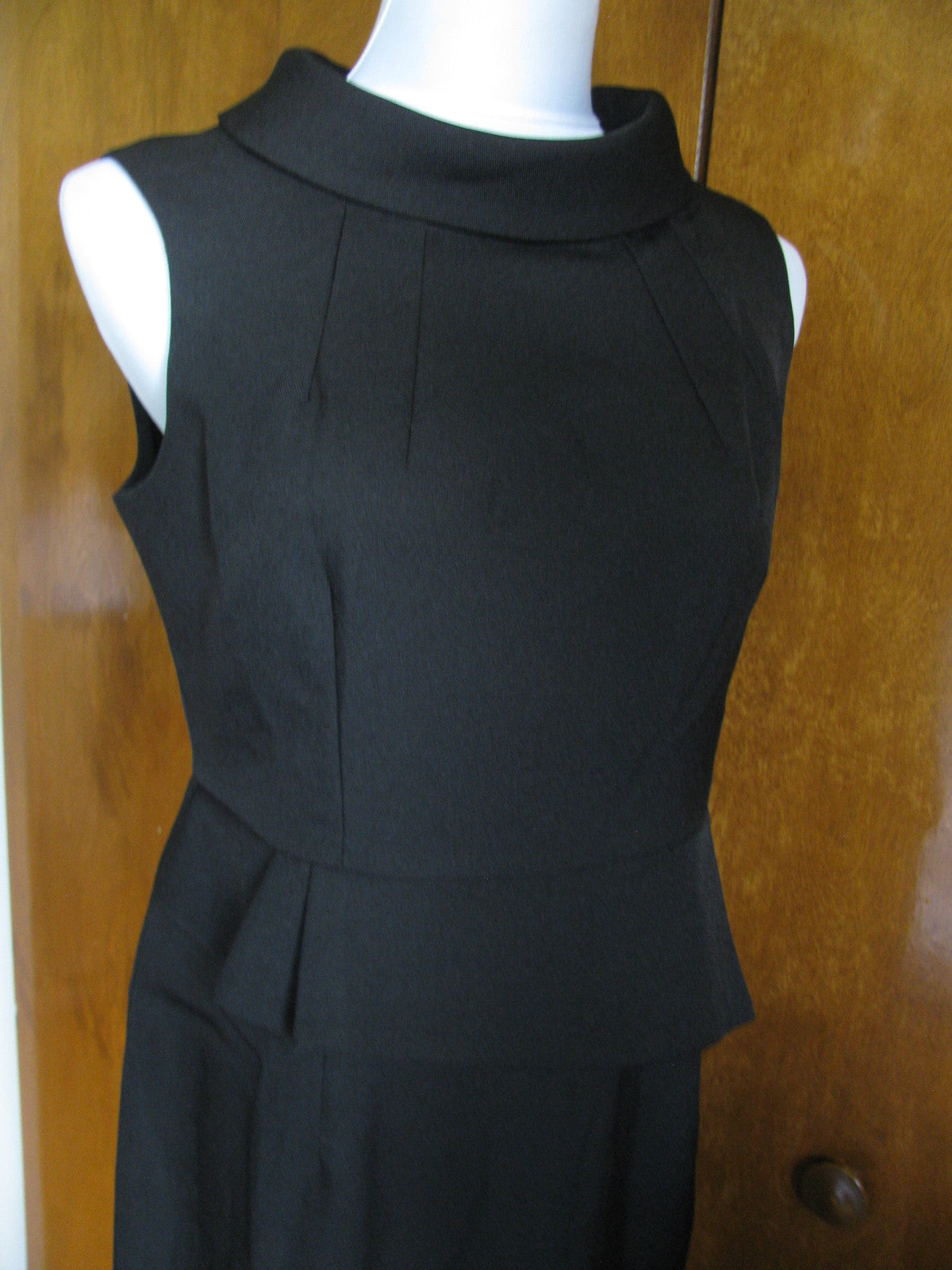  Anthropologie Ruby Belle Women’s black detailed lined dress size 10 NWT 