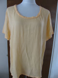 American Vintage women's viscose stylish apricot top Medium New