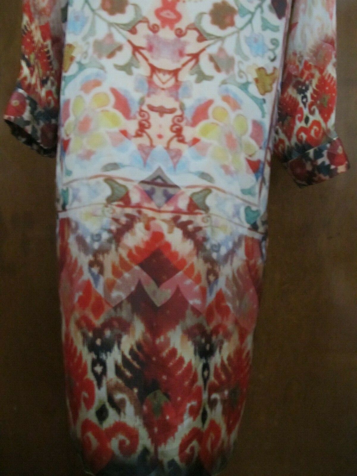 Lime Light Women’s Multicolor Tunic Top Or Swim Cover Medium