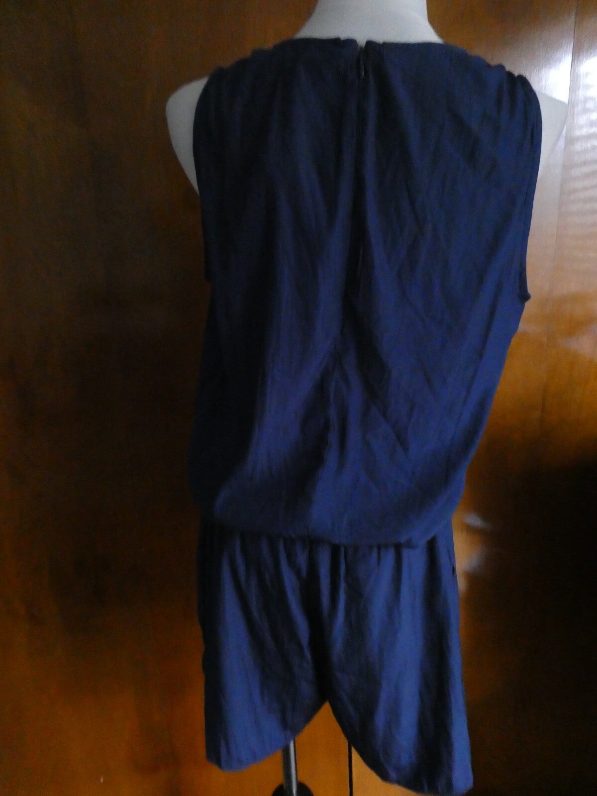 Gap Women's Navy Lined Romper Jumpsuit Size Large