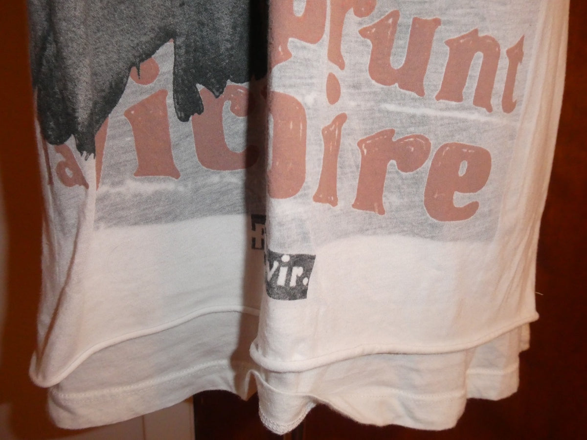 Second+Sunday Men White Graphic T-Shirt Soft Cotton Print Crew Neck XXL (fitsXL)