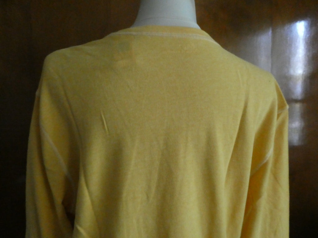 Gap Women's Cotton Blend Yellow Sweater Size Large