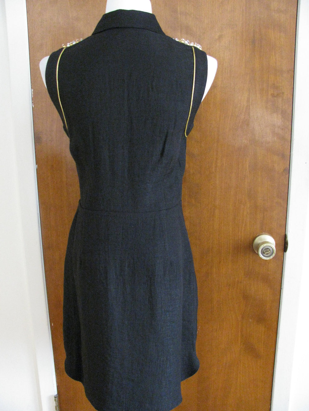 Rachel Roy Women’s Black Evening Beaded Cutout Dress Size 6 NWT