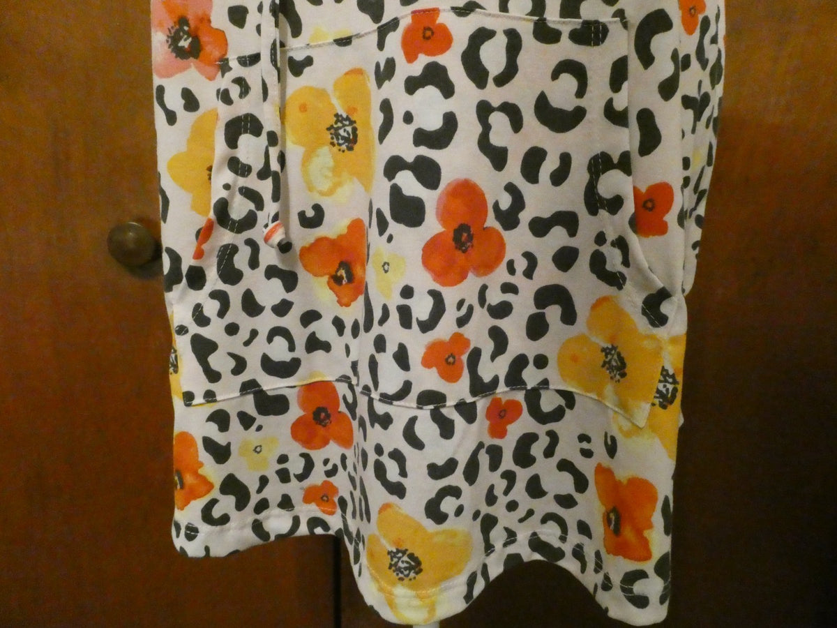 LuLaRoe Hooded Floral Top Size Large