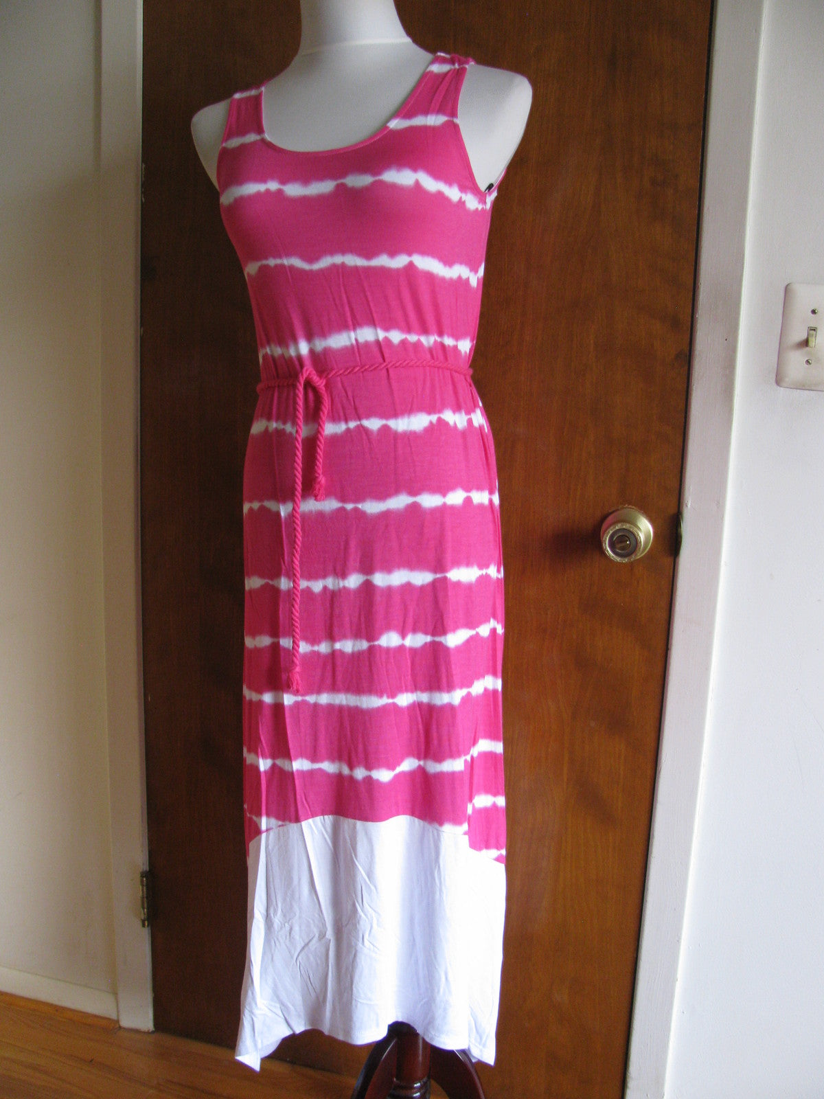 Kensie Women’s Viscose Pink Combo Dress Size Xsmall New