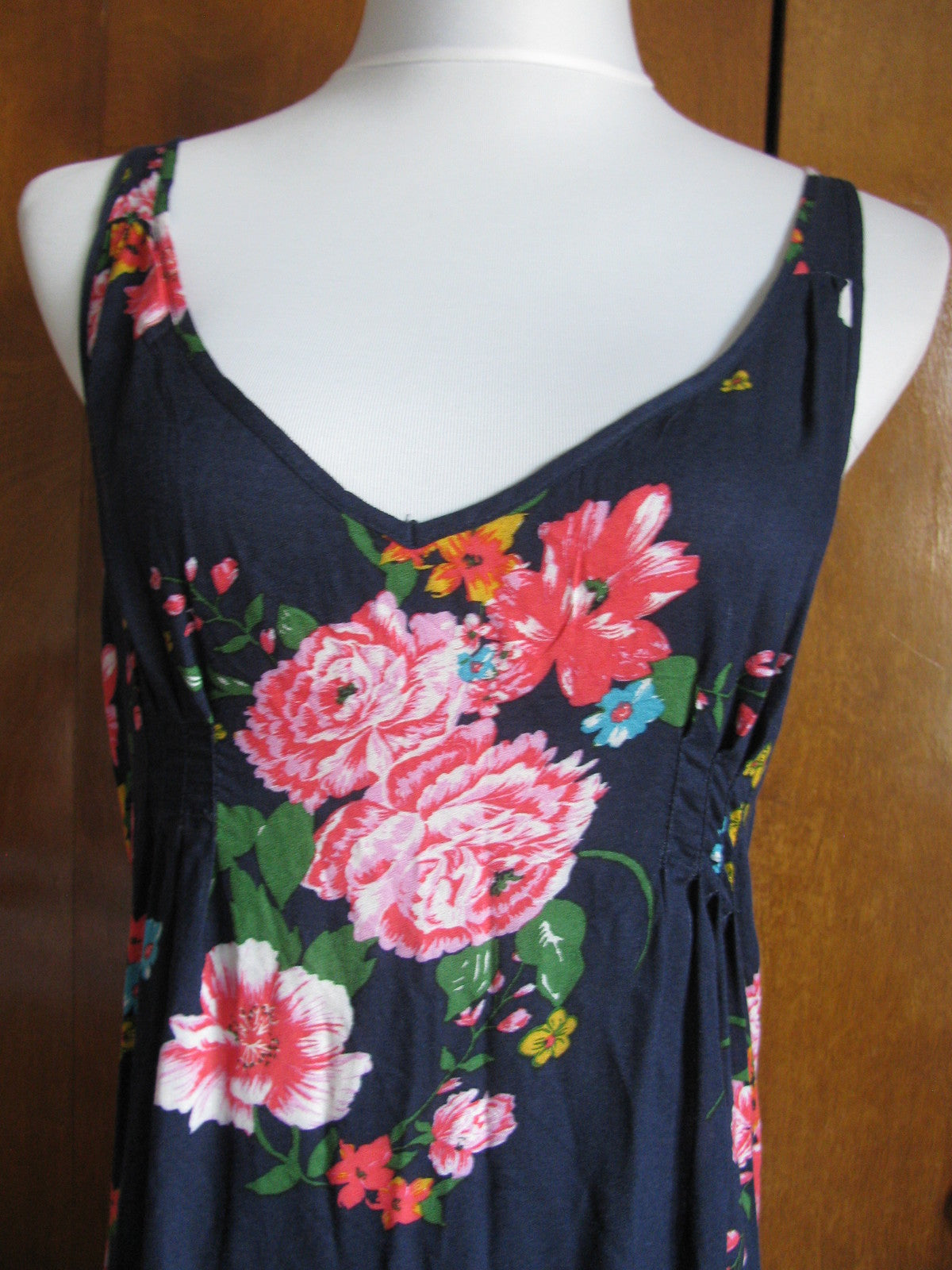 Free People women’s multi color soft rayon long NWT dress size Small 