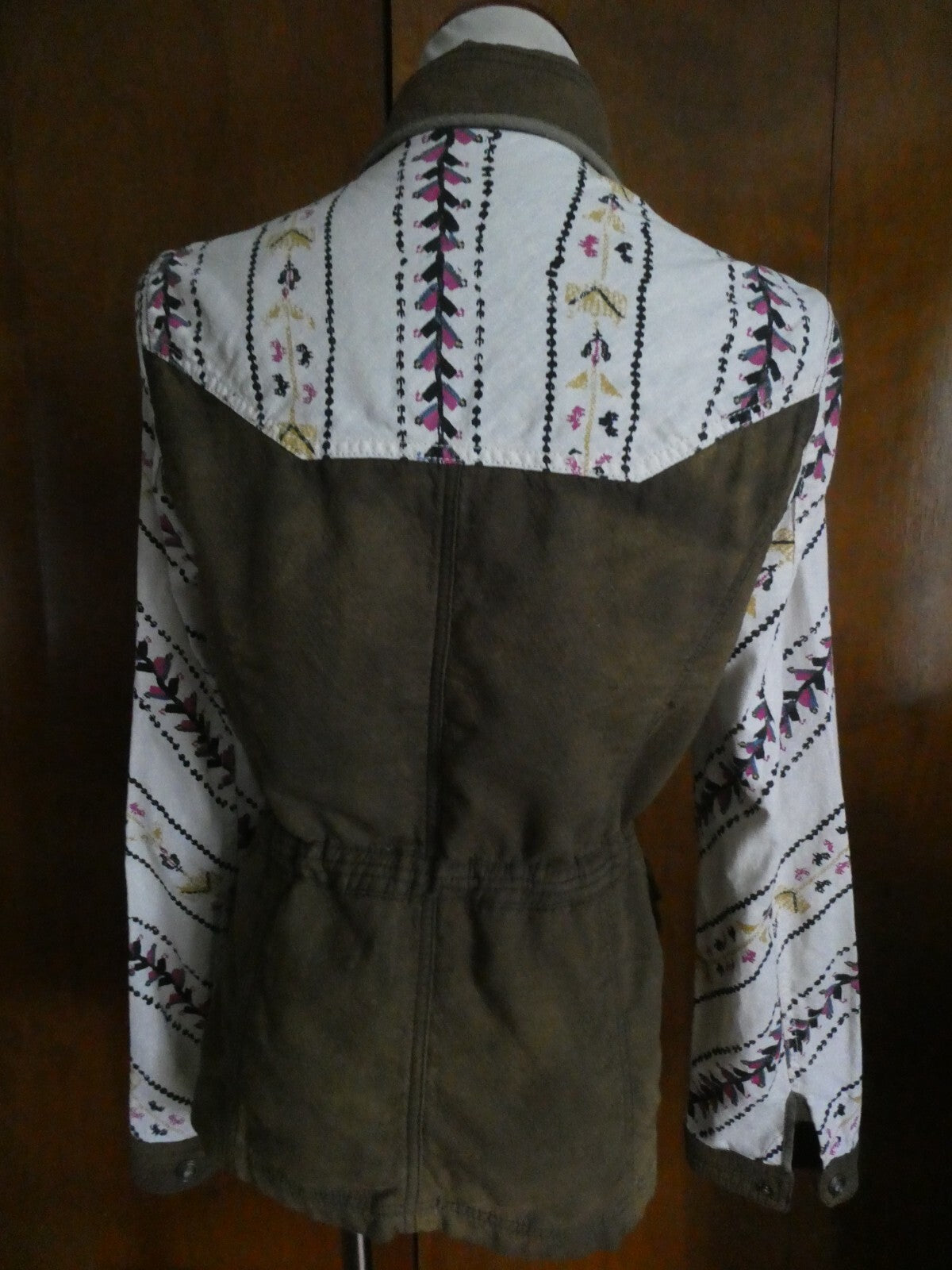 FREE PEOPLE Multicolor Soft 100% Cotton Tie Jacket Size Small