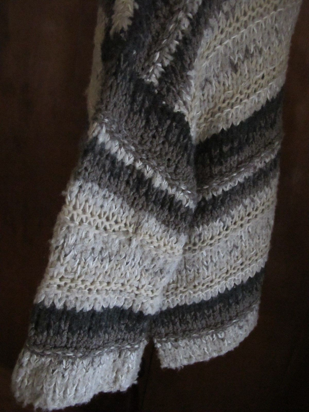 Free People women's gray brown soft sweater size small NWT