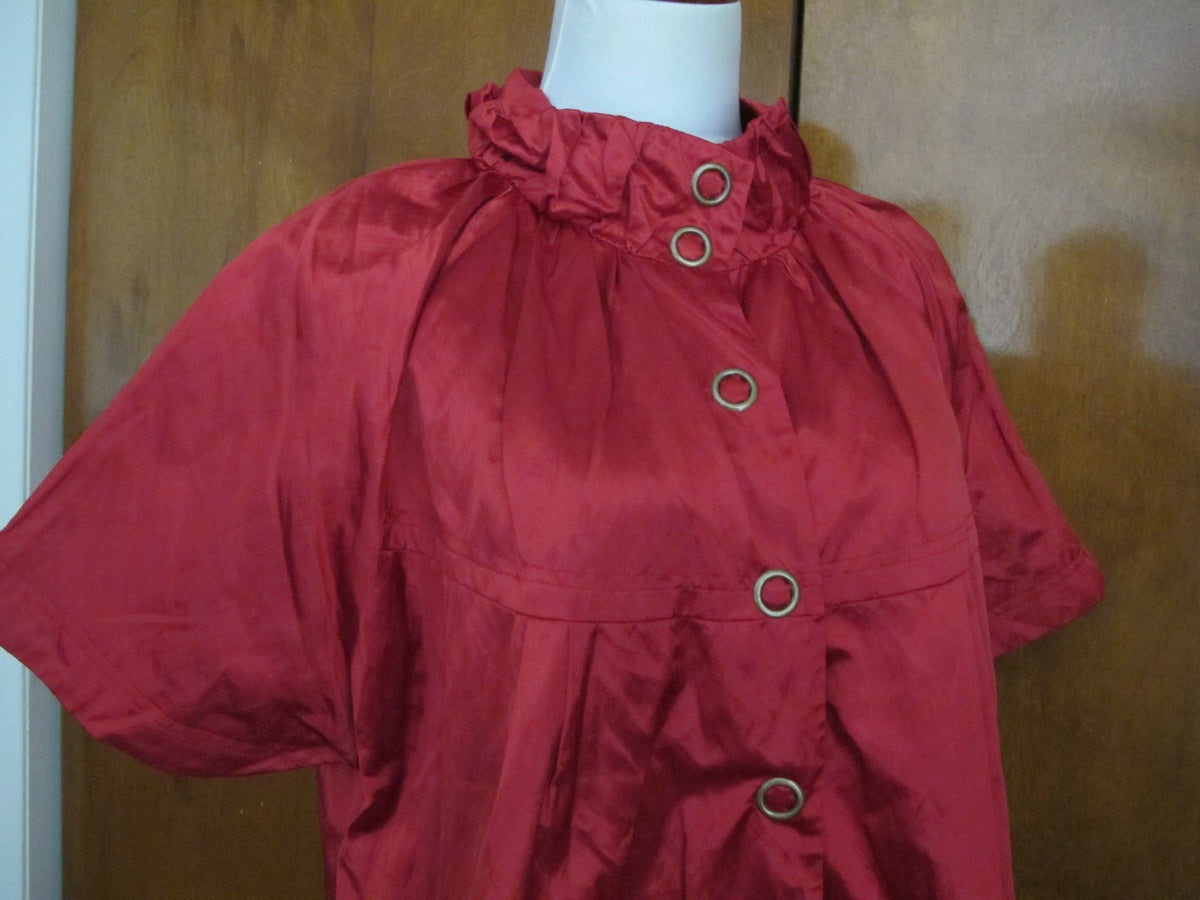 Sharagano Paris women's red lightweight lined jacket size Xlarge NWT