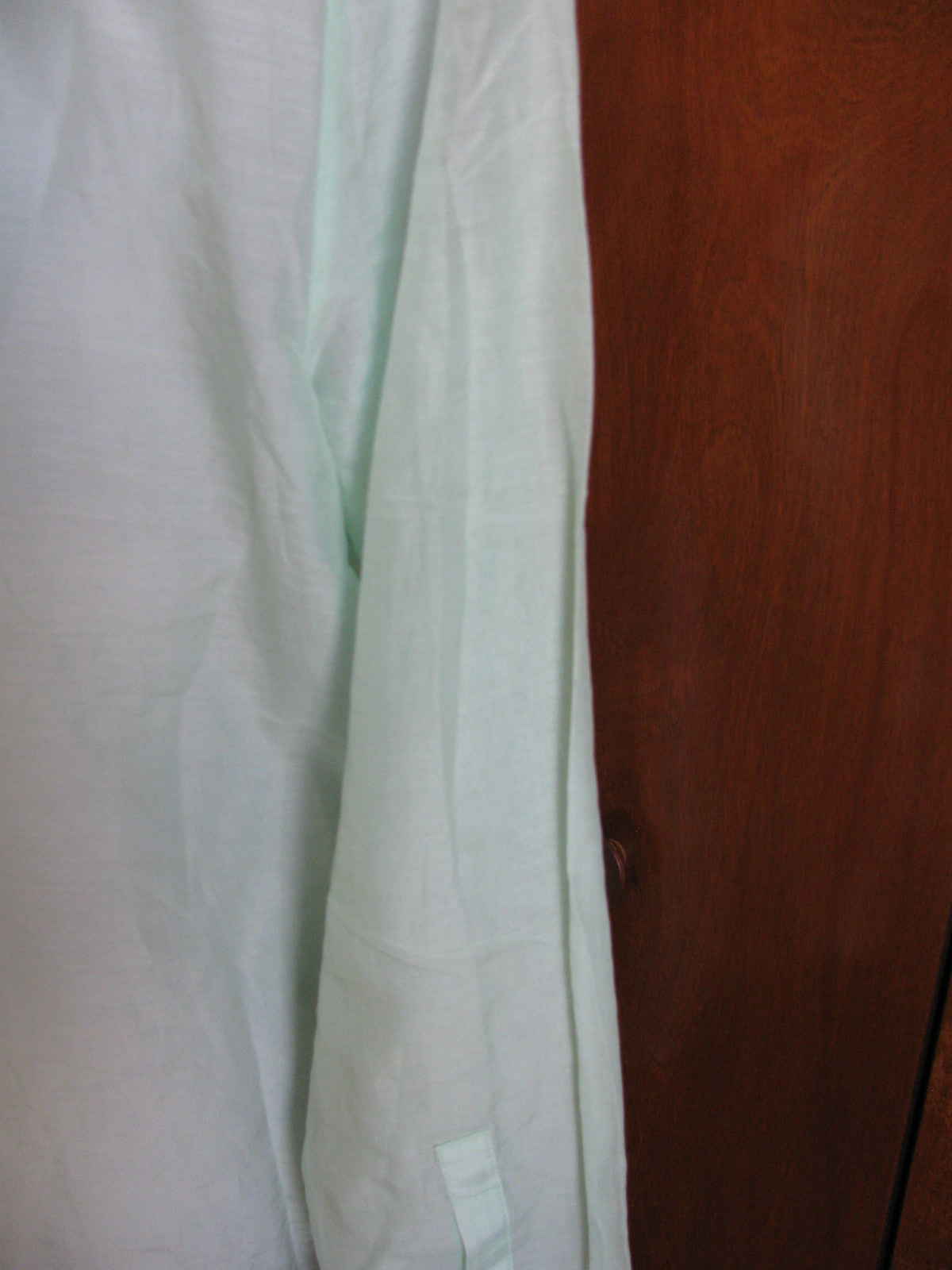 Gap women’s cotton silk light green shirt small