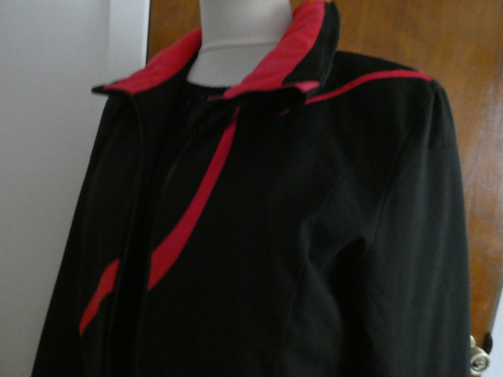 Women’s Spyder 3M Thinsulate Black Hooded Ski Snow Jacket Size 10