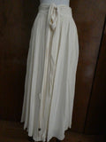 Tahari Women's Yellow Long Rayon Full Lined Skirt Size 14 (fits Size 10)