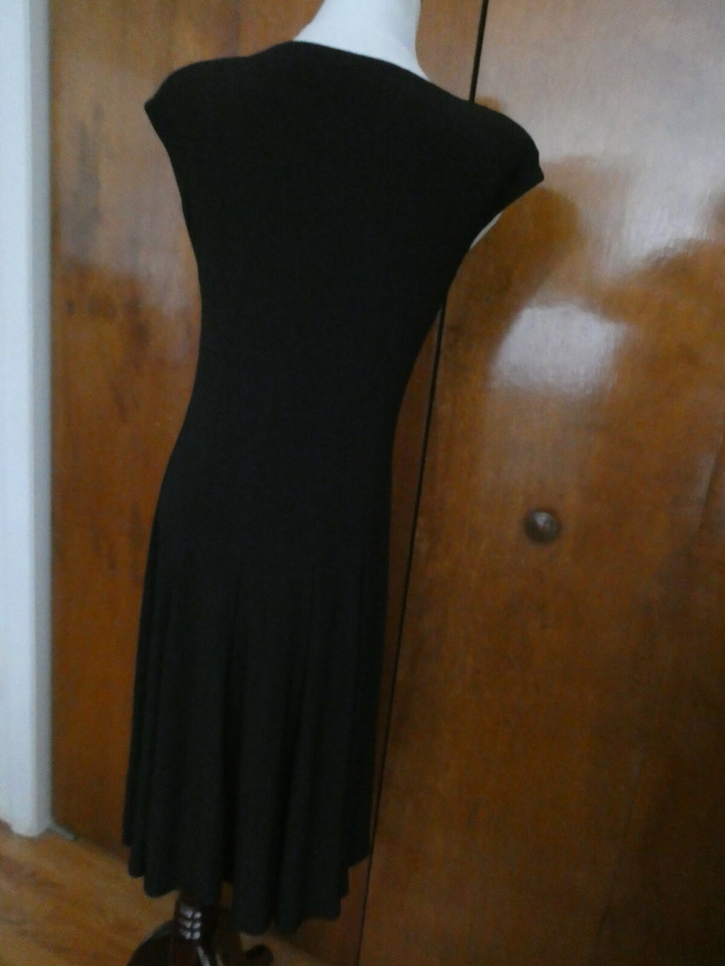 Ralph Lauren Laurel Women's Black Detailed A-line Dress 6