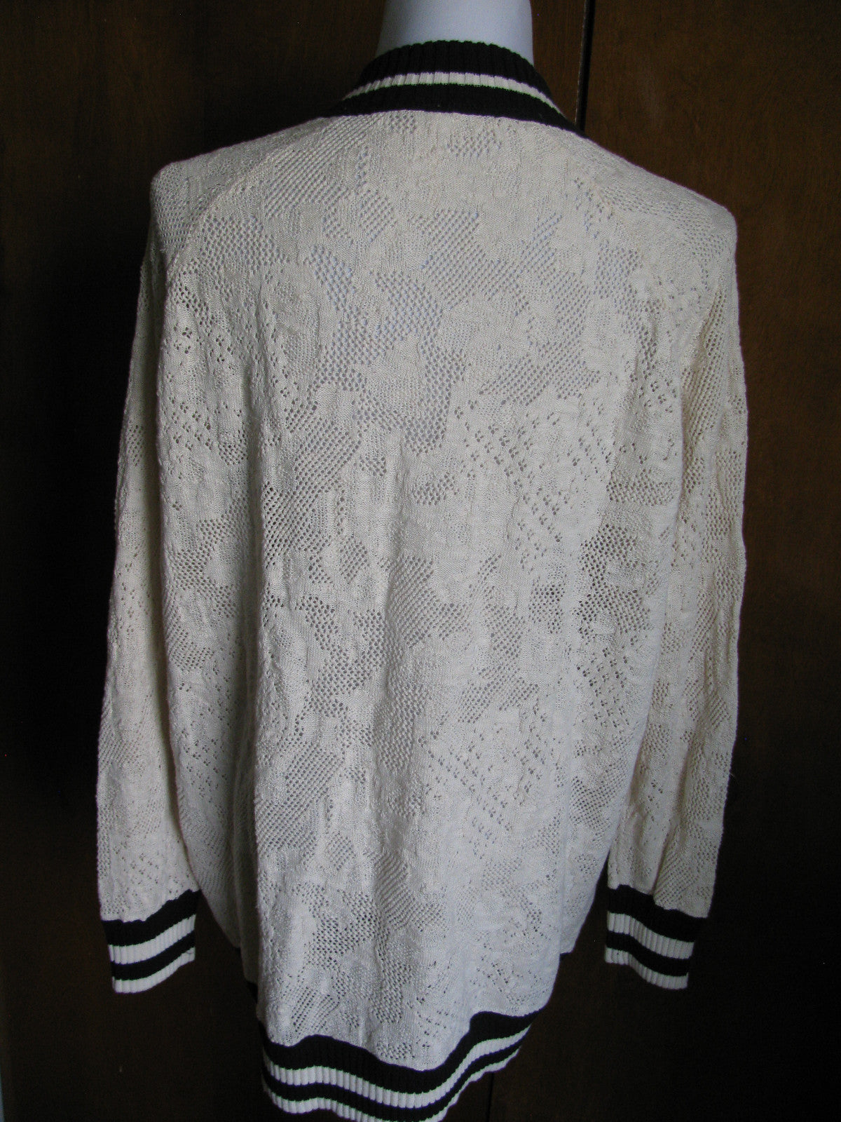 Free People Women's Ivory Comb Linen Cotton Cardigan New