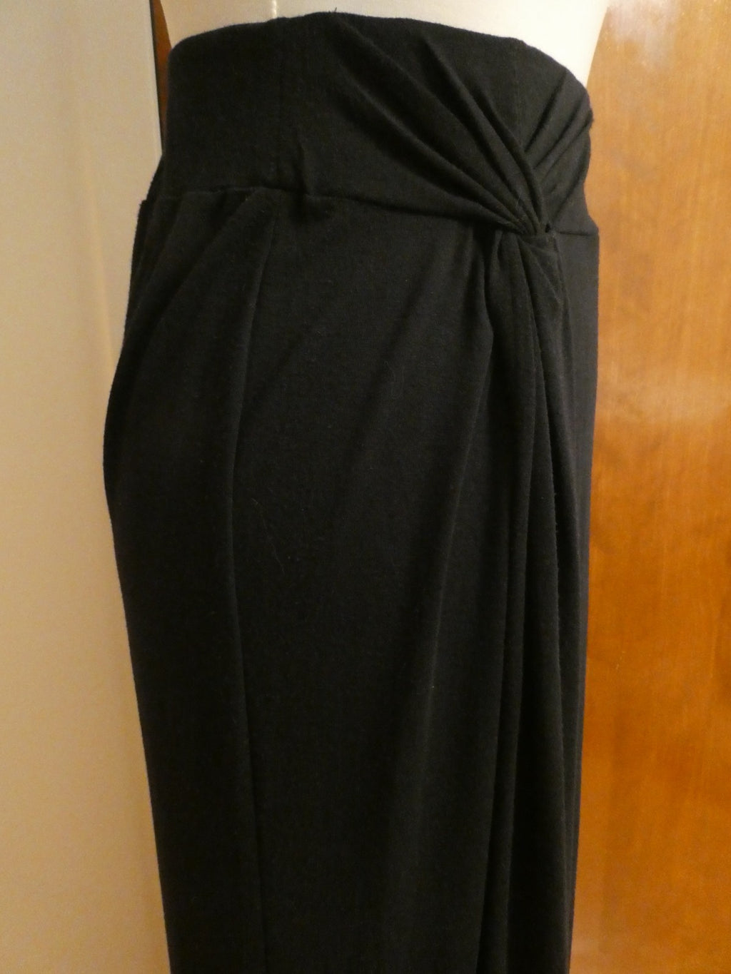 Sonoma Women Black Detailed Maxi Long Soft Skirt Size XSmall New w/Tag