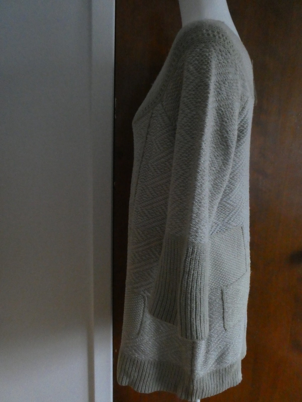 Free People Pale Sage Sweater Dress Size L NWT Oversized Knit Tunic Boho $138