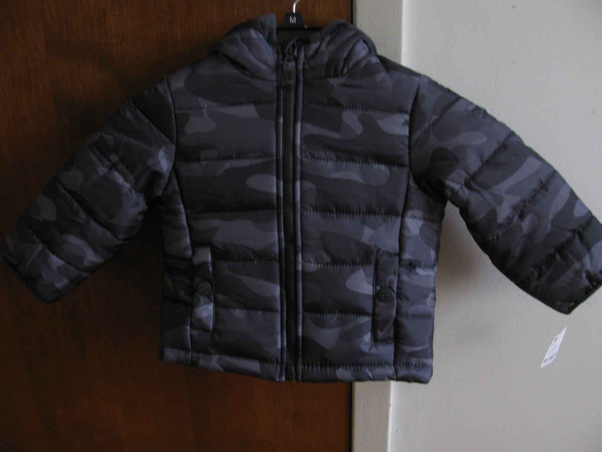 OshKosh Gray Camo Boys  Jacket Coat New