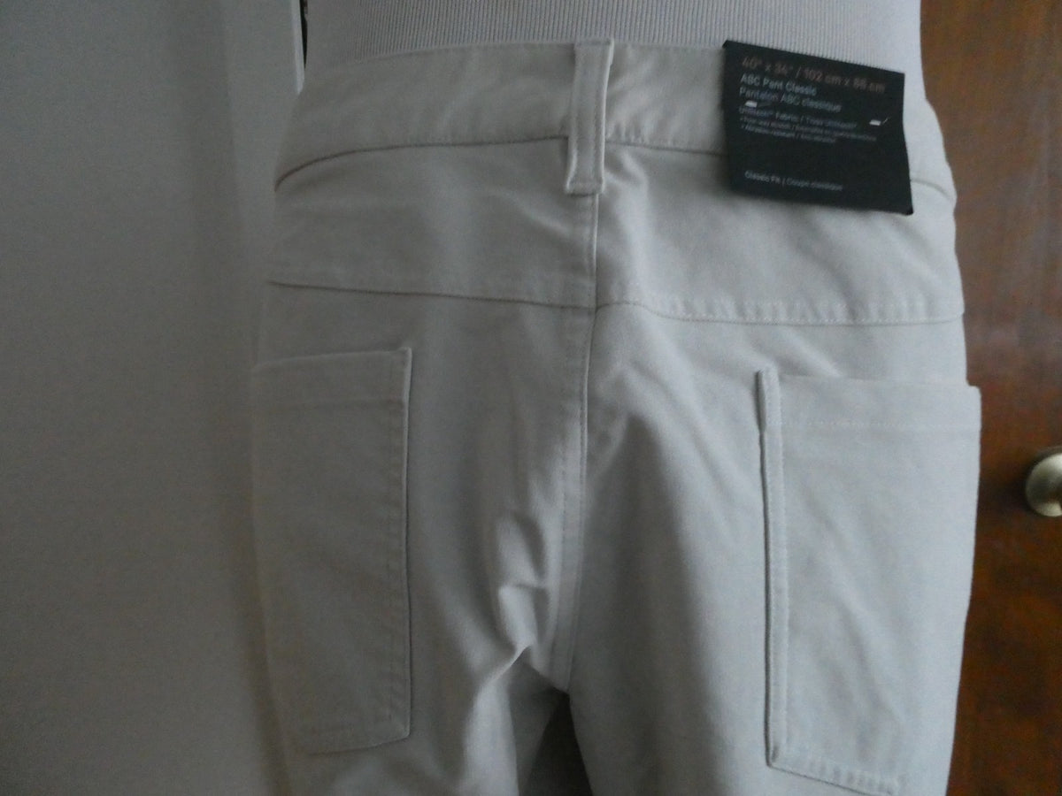 Lululemon Men Classic Bone Pant 40x34 free shorten length at any Lululemon store