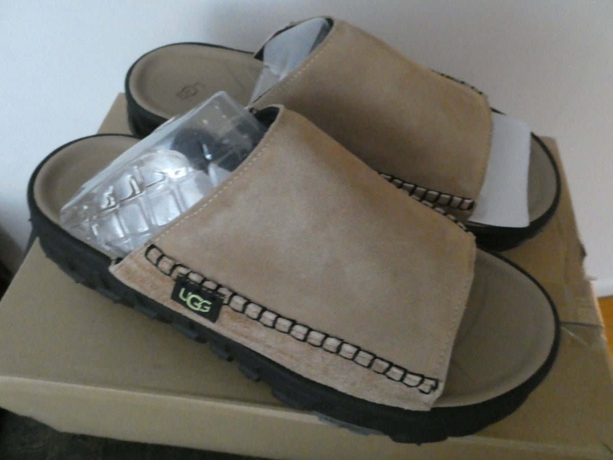 UGG Venture Daze Slide Beige Sandal Shoe Unisex Men Size 12 / Women Size 13