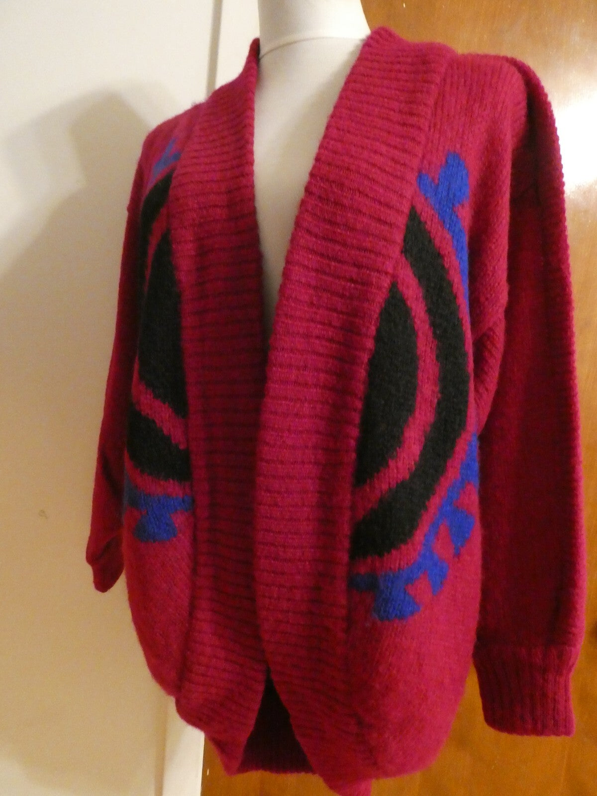 Vintage Mohair Wool Open Front Sweater/Coat Raffine by Chori For S.K.V.T. 44/46