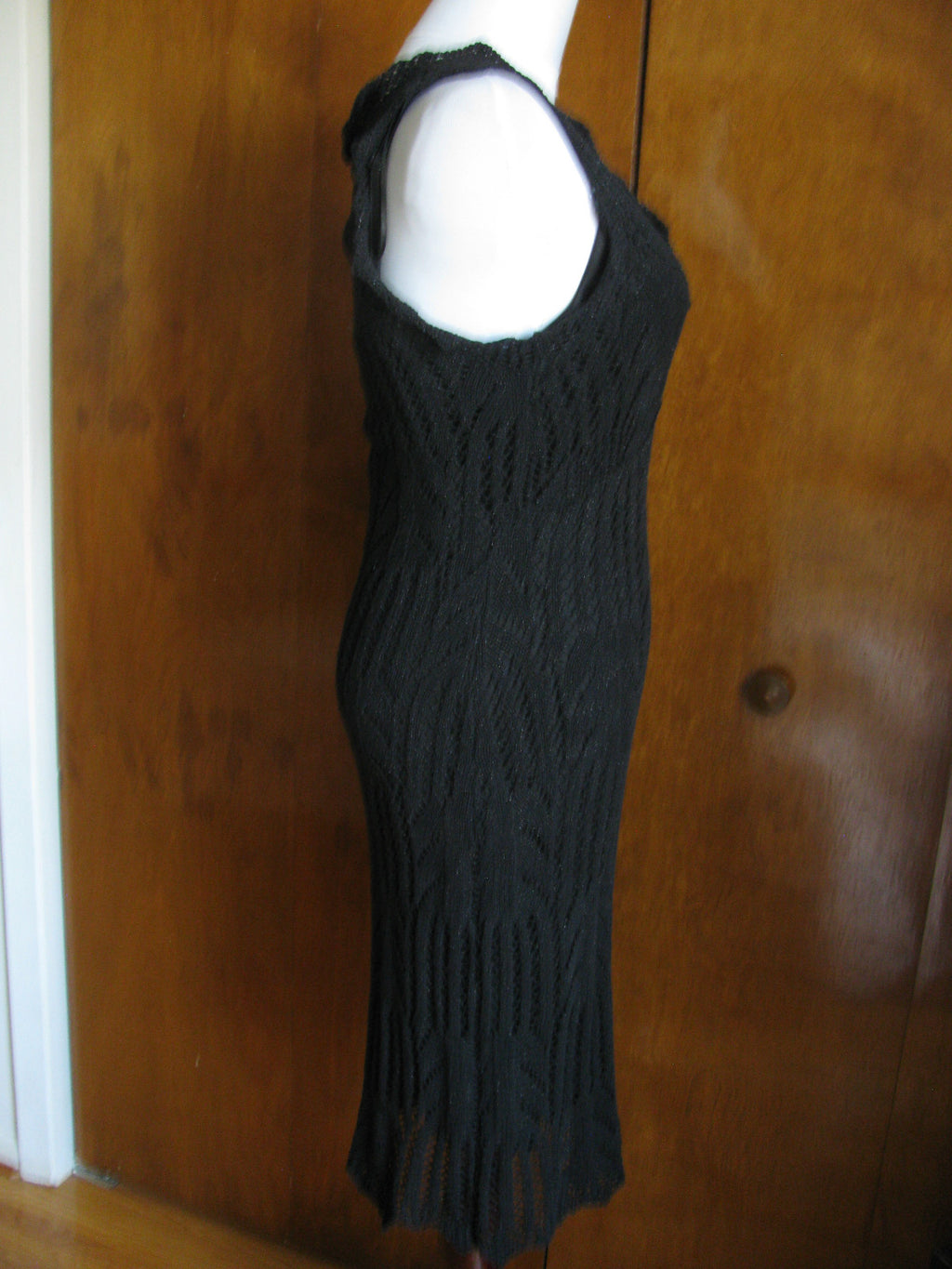 Guess women’s jet black pointtele dress New