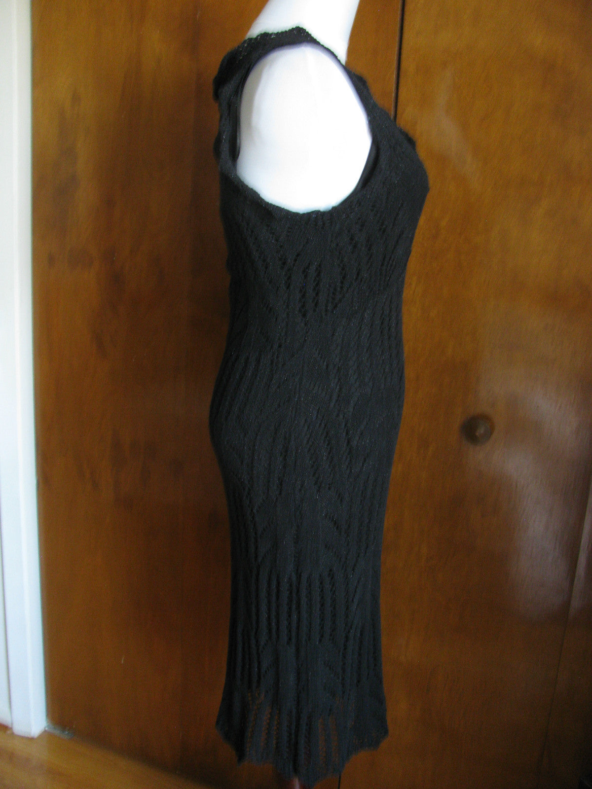 Guess women’s jet black pointtele dress New