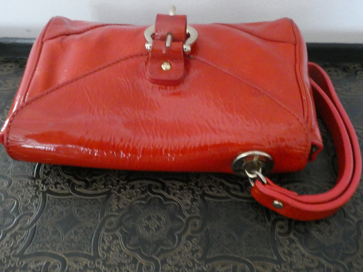 Vintage Kate Spade Women’s Patent Leather Wristlet Red Small Wallet