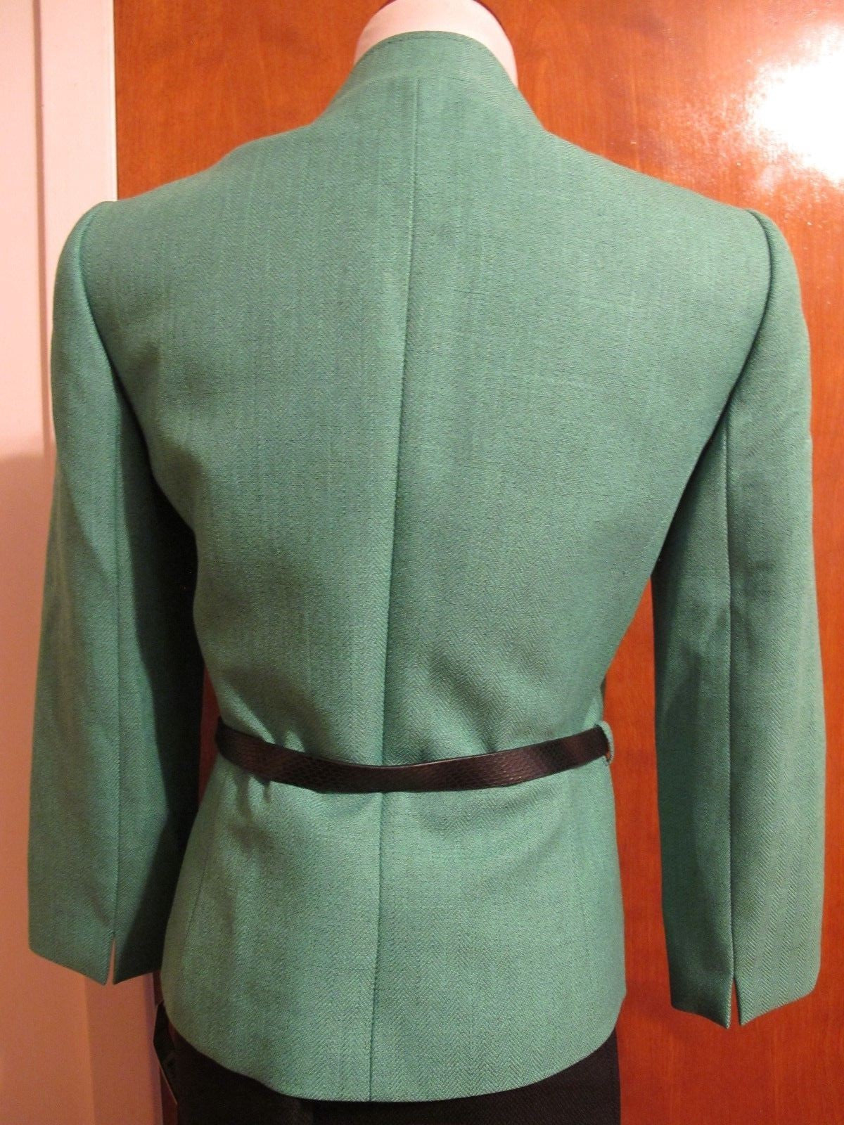 Tahari Asl Women’s green black 2 Piece Skirt Suit Size 6 new