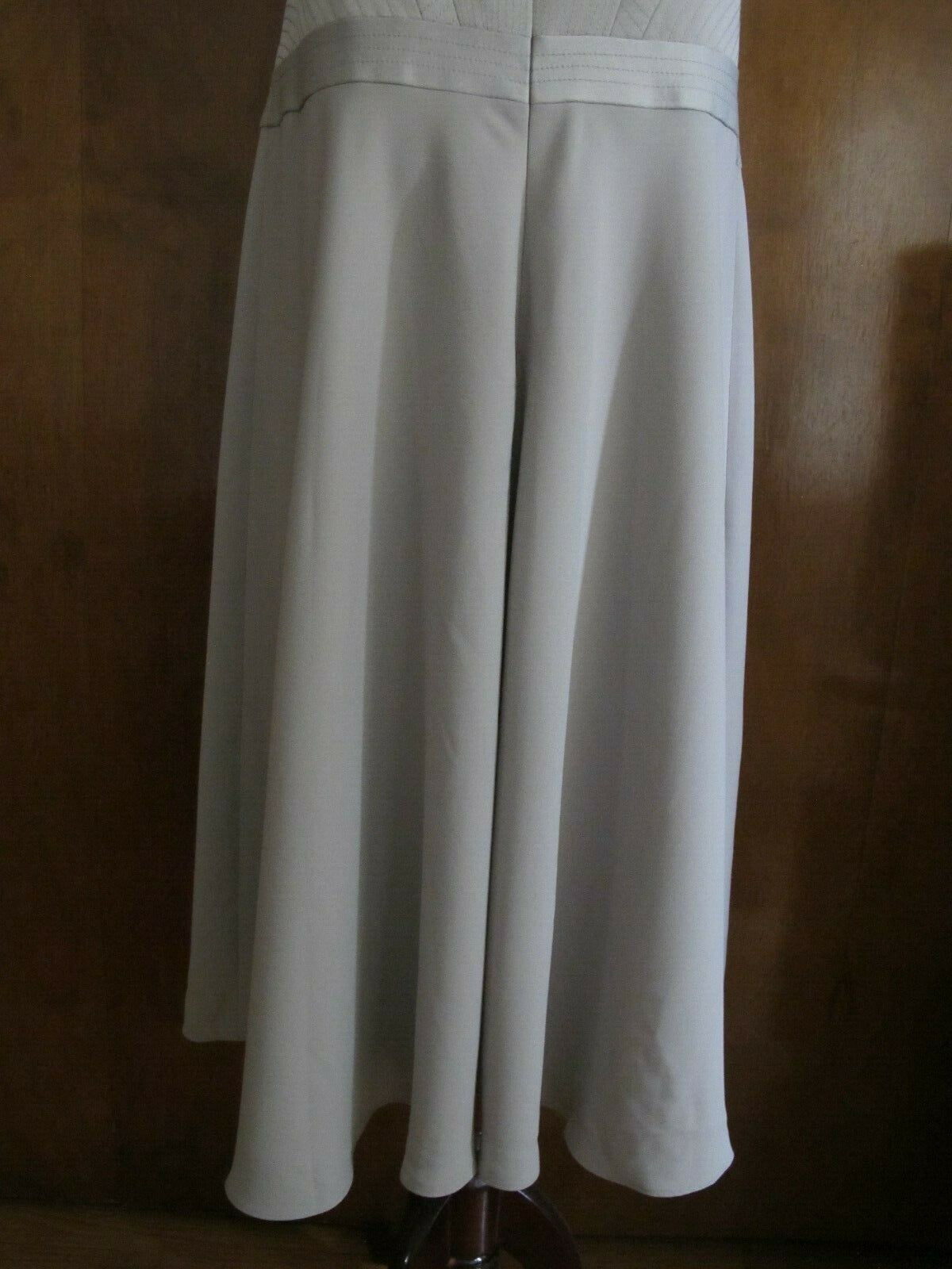Ralph Lauren women’s  A-Line gray fog lined dress size 14 NEW