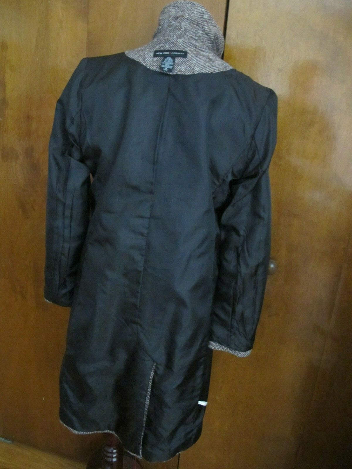 New York & Company Women’s Brown multi Color Basic Jacket Coat Size 4