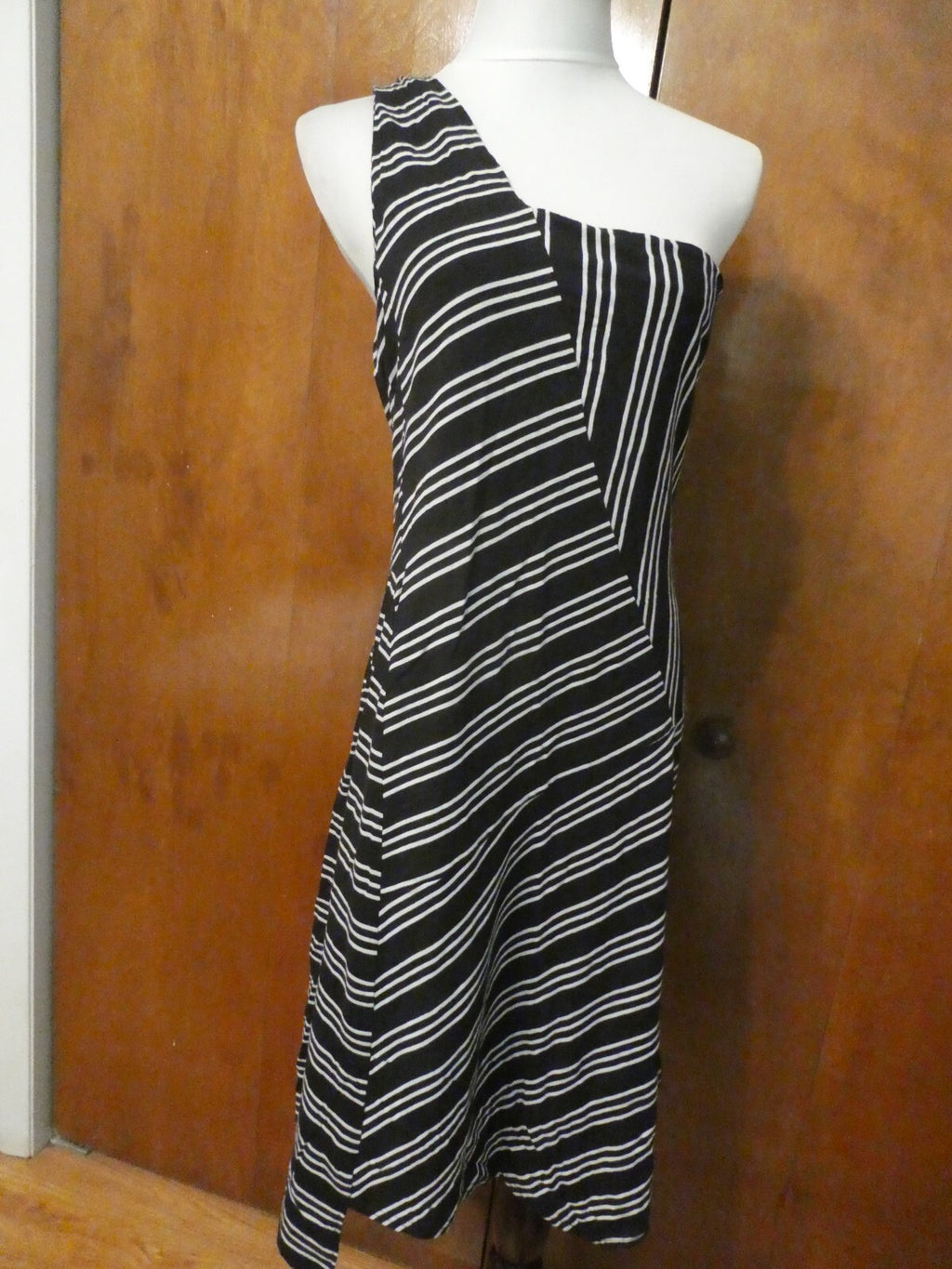 ANTHROPOLOGIE MAEVE Women's Multi-Color One Shoulder Full Lined Dress size XL