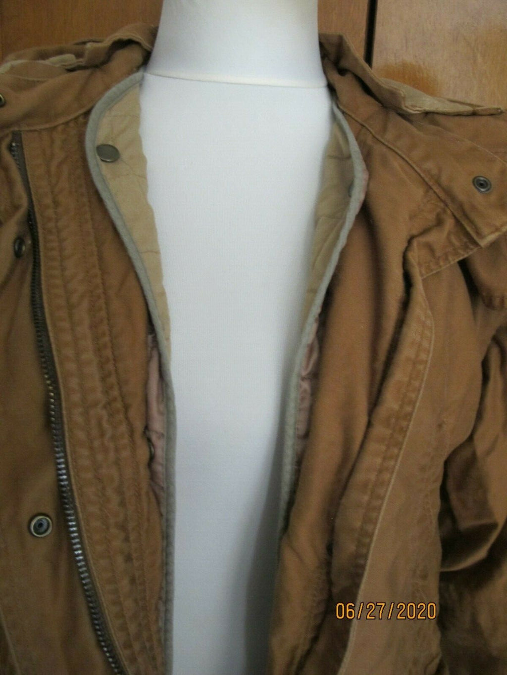 Gap women’s brown stylish coat jacket 3 in one size Xsmall 