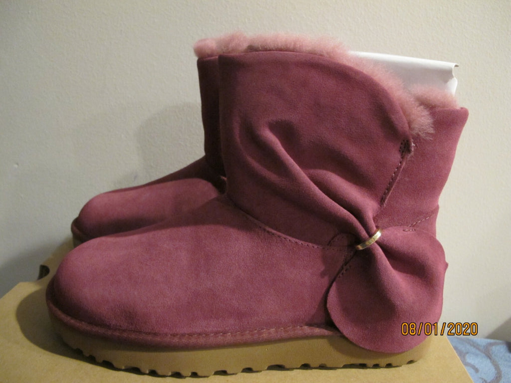 UGG Classic Mini Twist Cuff Short Boots Raspberry Women’s Size 7 Style 1099912