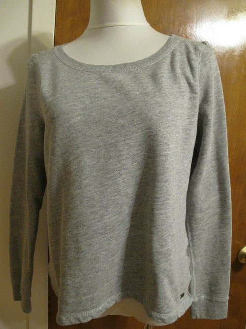 Abercrombie & Fitch women’s gray detailed long sleeves sweater size medium 