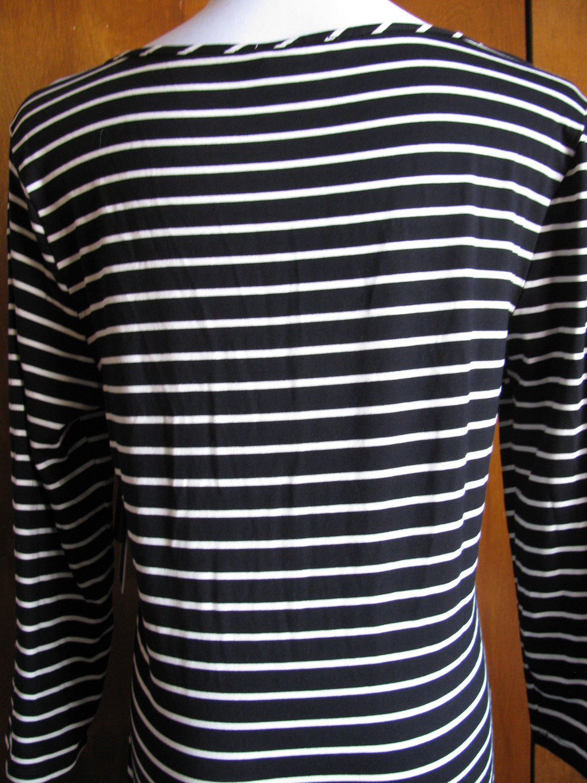 Juicy Couture LA women's black angel ivy stripe dress New